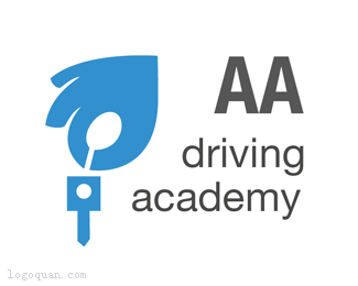 AA驾校logo设计