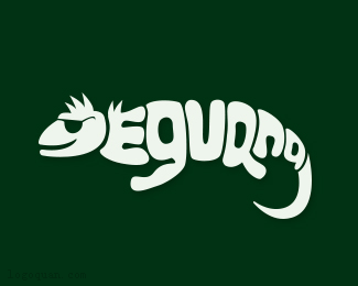 eguana蜥蜴标志