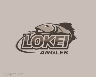 Lokei钓鱼俱乐部logo设计