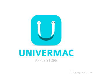 Univermac苹果商店标志