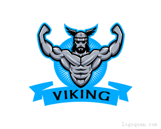 VIKING健身房logo