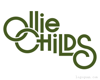 奥利童车字体logo