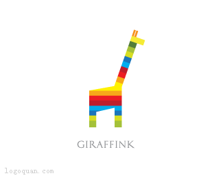 GIRAFFINK长颈鹿标志