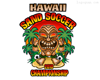 夏威夷沙滩足球赛LOGO