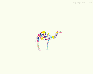 彩色骆驼LOGO
