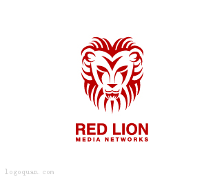 红狮网络LOGO设计