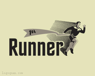 跑步者logo设计