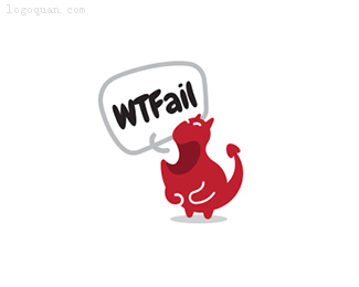 WTFail卡通标志