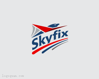 Skyfix标志设计