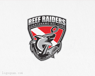 REEF RAIDERS标志设计