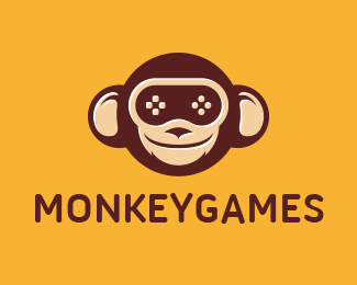 猴子游戏标志设计