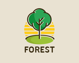 森林标志设计