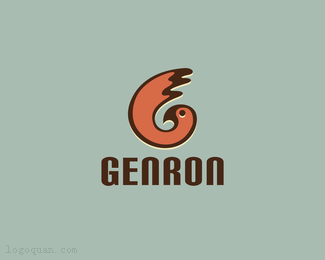 GENRON标志设计