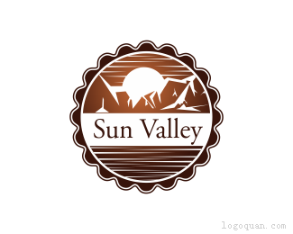 太阳谷logo设计