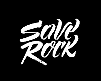 SaveRock字体设计