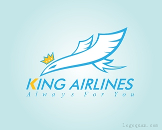 国王航空公司概念版LOGO