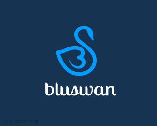 bluswan标志设计