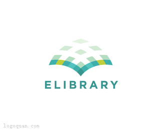 电子图书馆logo设计