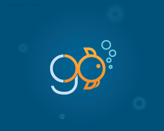 GO水族馆logo设计