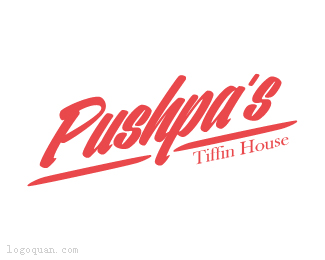 Pushpas餐厅字体设计