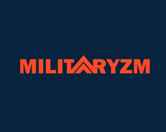 Militaryzm字体设计