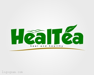 HealTea标志设计