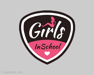 GirlsinSchool标志设计