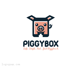 PIGGYBOX标志设计