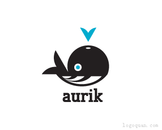 aurik鲸鱼标志