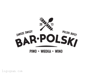 波兰酒吧商标设计