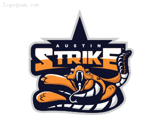 Austin Strike标志设计