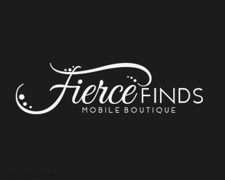 Fierce Finds字体设计