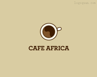 非洲咖啡馆标识