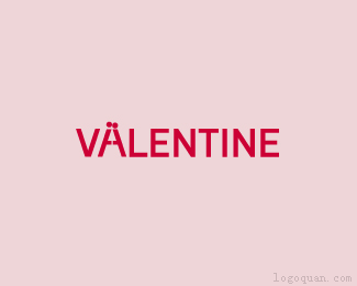 Valentine情人节logo