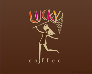 幸运咖啡馆logo
