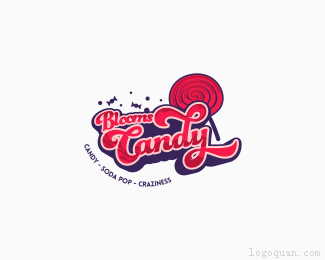 花朵糖果logo