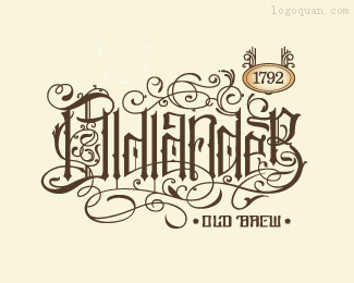 Oldlander字体设计