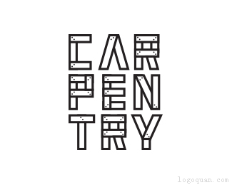 CARPENTRY字体设计