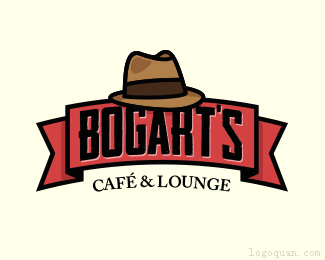 Bogarts咖啡馆logo