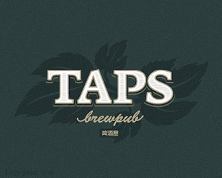 TAPS啤酒屋logo