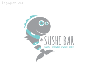 寿司吧标识设计