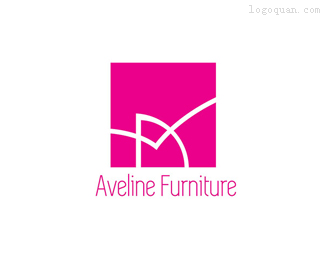 Aveline家具店logo