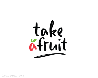 Take a fruit字体设计