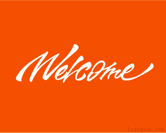 Welcome字体设计