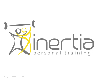 Inertia个人健身标志