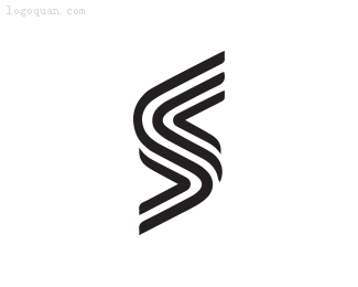 流线型S字母设计