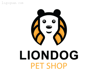 狮子狗logo设计