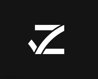 简约的Z字母设计