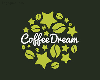 CoffeeDream咖啡店logo