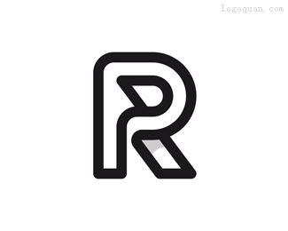 R字母图标设计